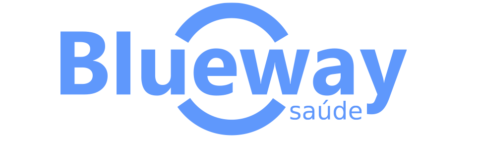 logotipo azul bluewaysaude